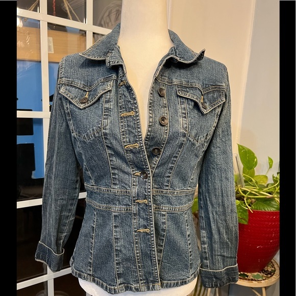 Axcess women denim jacket size S - Picture 1 of 7